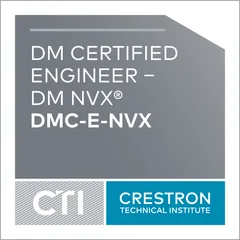 Crestron DM Certified Engineer, DM NVX